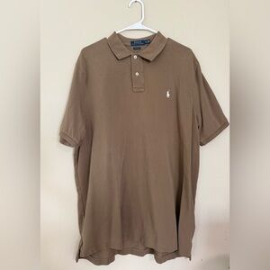 Polo by Ralph Lauren Men's Tan Polo Shirt